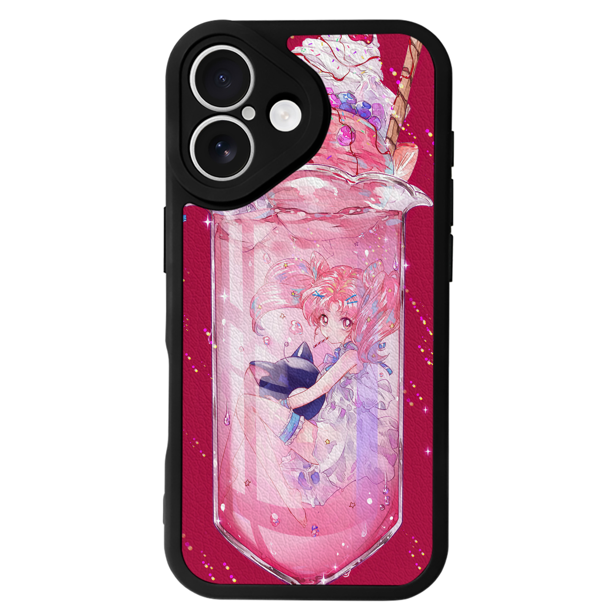 （画像用） 美少女戦士セーラームーン Sailor Moon 【iPhone 16シリーズ対応】シリコンスマホケース（レザー調） 材質：シリコン